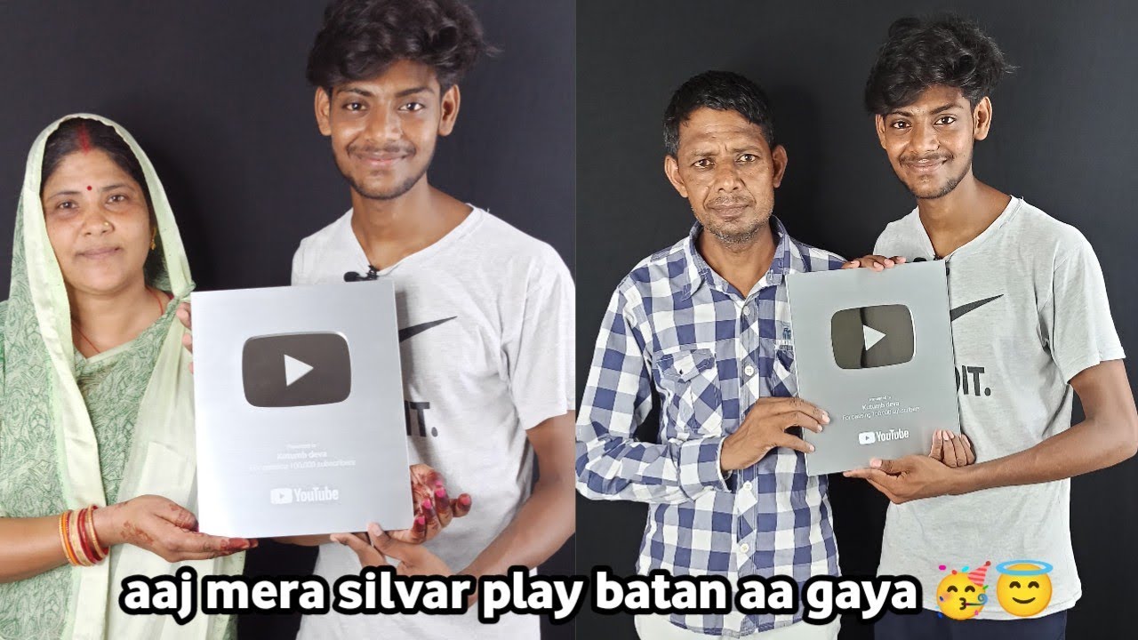 Aaj Mera Silver Play Button Aa Gaya🫂🥳