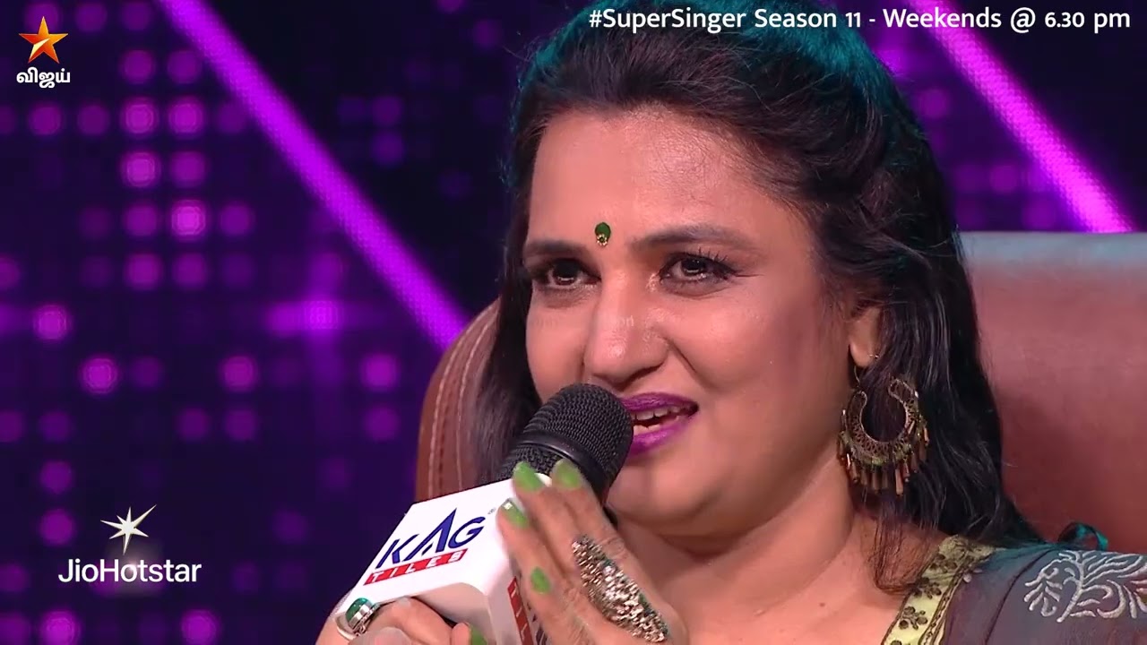 Live Performance of Chinna Kili Vanna by #Sukanya mam 🎶| Endrendrum Captain | Super Singer Season 11