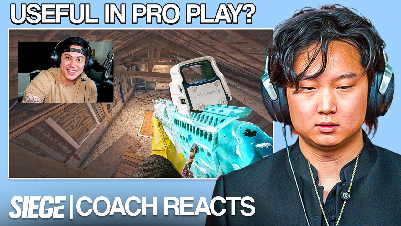 Former Siege Coach Reacts to CoconutBrah's CRAZIEST Tricks (Useful in Pro League?)