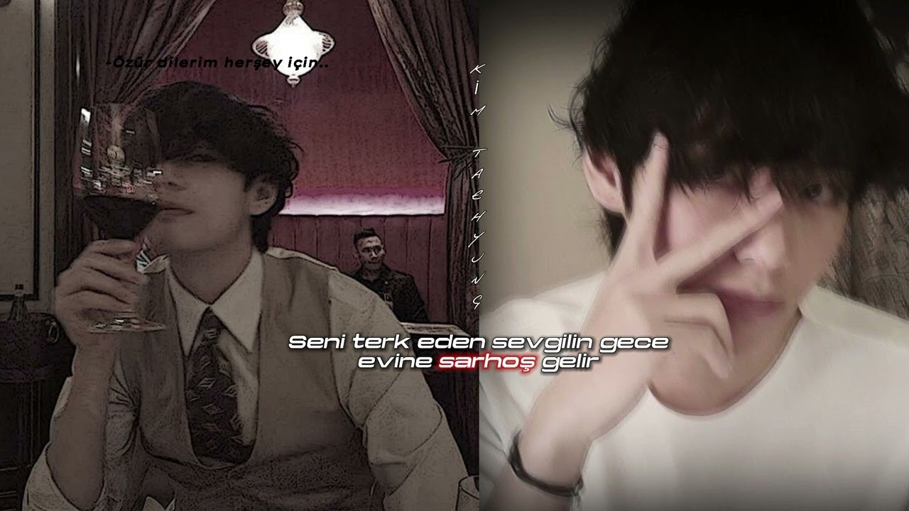 Taehyung İle Hayal Et - Seni terk eden sevgilin gece evine sarhoş gelir