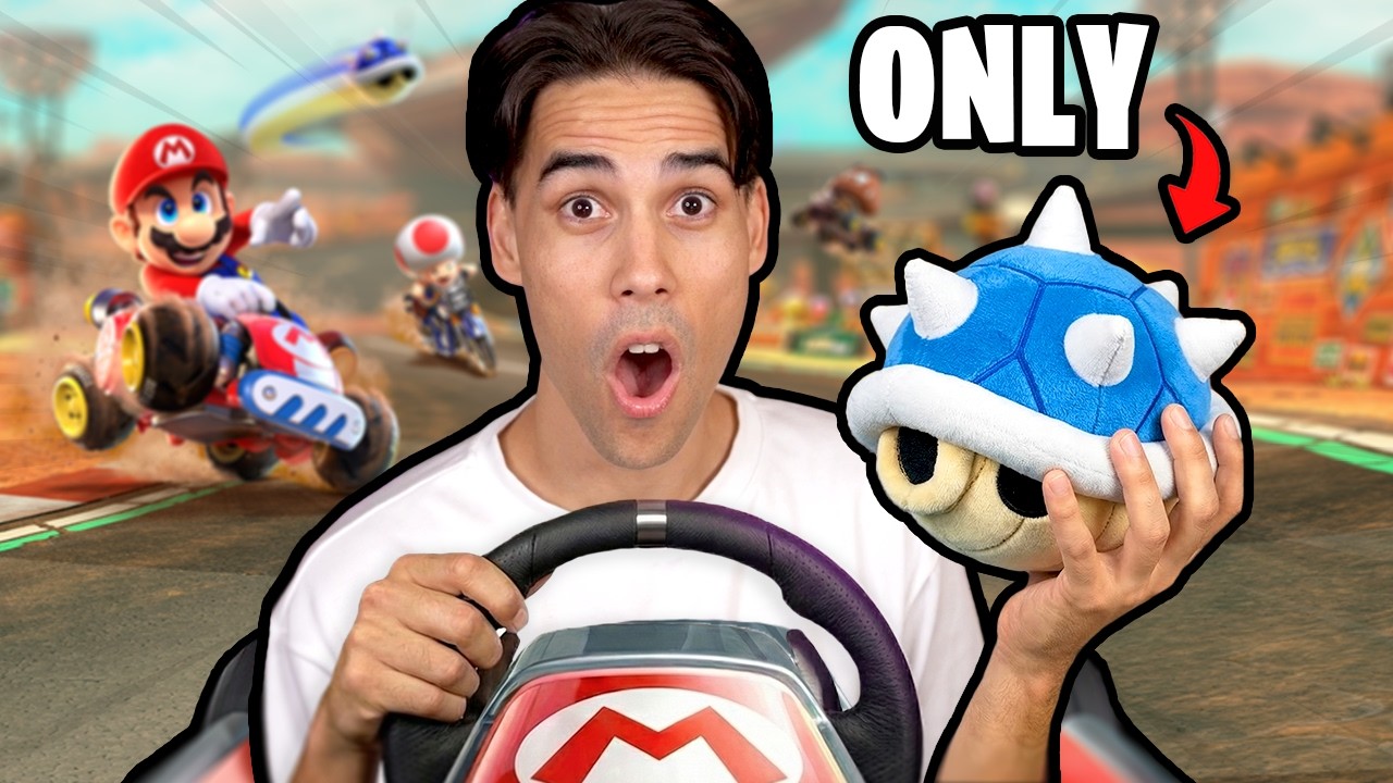 Mario Kart World, но я могу использовать только хаотичные предметы.