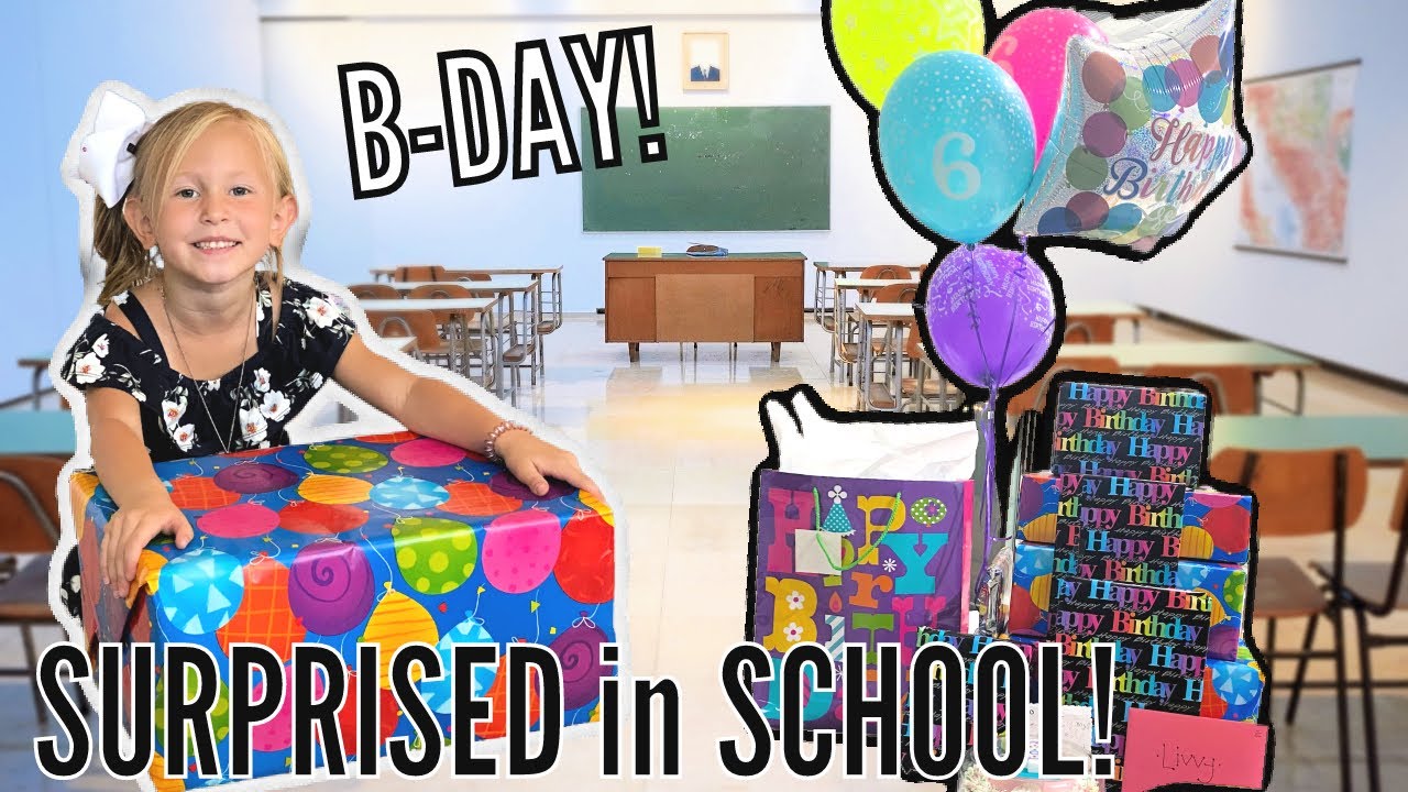 Totally Surprised with Birthday Balloons in Class! / She Turns the BIG SIX!