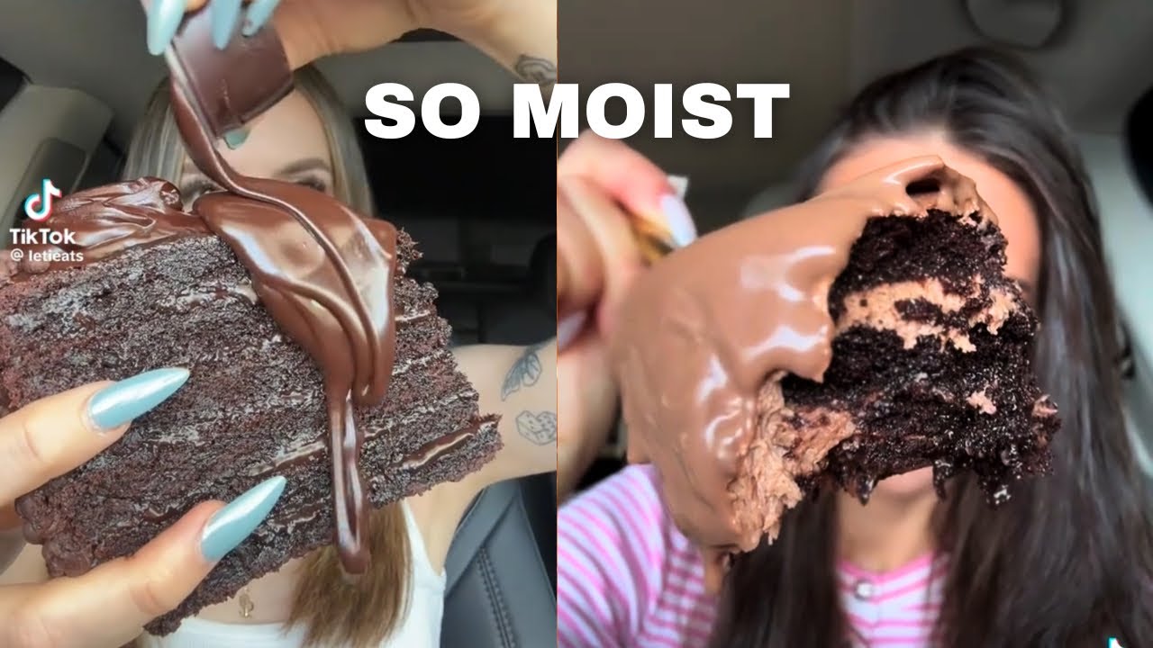 This Chocolate Cake Looks Too Perfect 🍫 Big Bite Mukbang Compilation (no talking)
