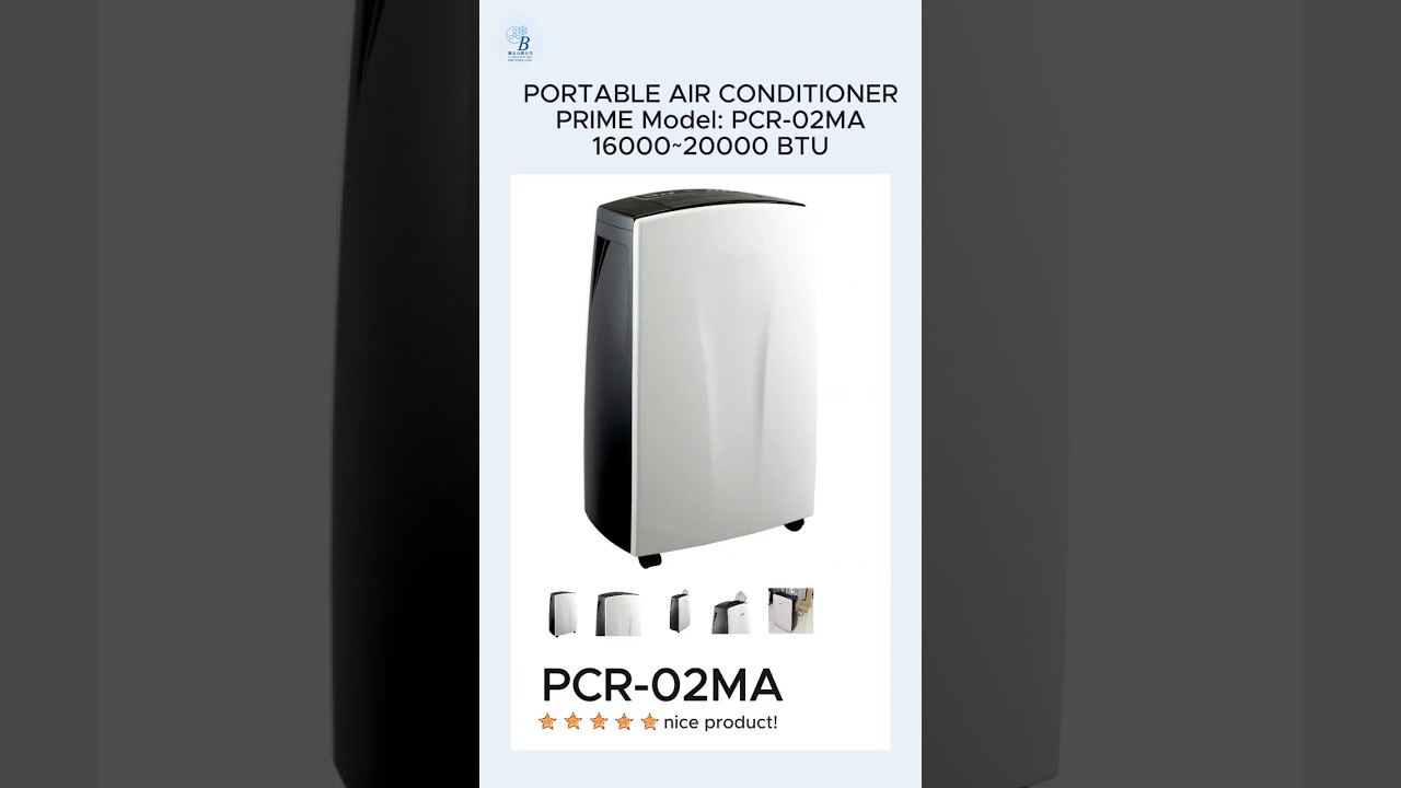 PORTABLE AIR CONDITIONER PRIME 16000~20000 BTU MODEL: PCR-02MA