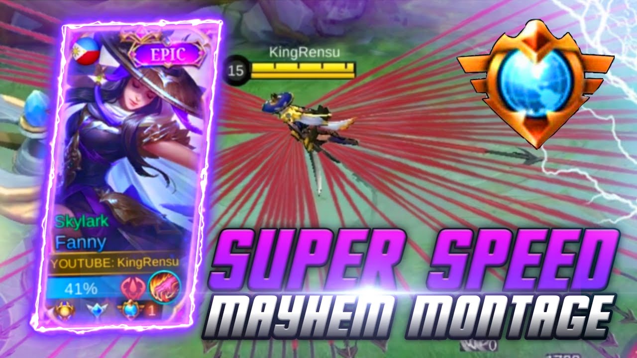 ONE OF THE BEST FANNY MAYHEM MONTAGE!! ⚡| SUPER SPEED FANNY MAYHEM MONTAGE! 🔥| MLBB