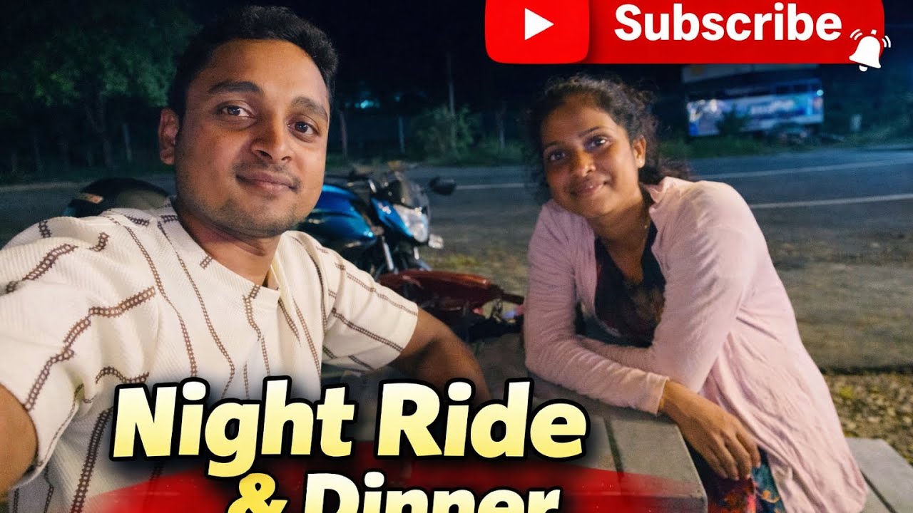 Night Ride & Dinner 🌙🍽️ | Podi Rauma Travel Vlog