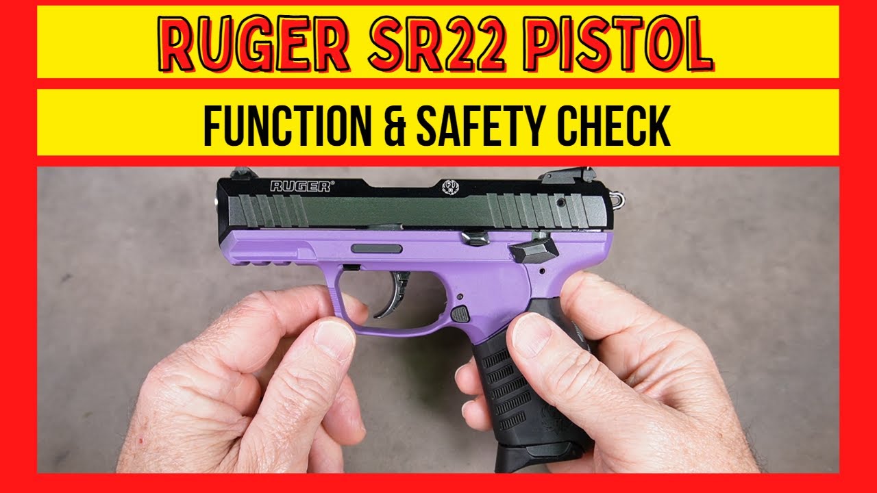 Ruger SR22 Function & Safety Check #ruger