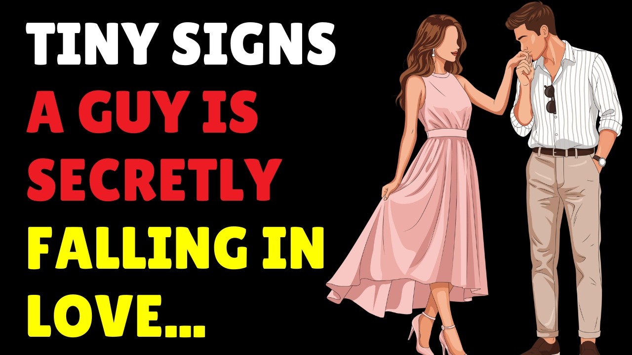 Tiny signs a guy is secretly in love with you...