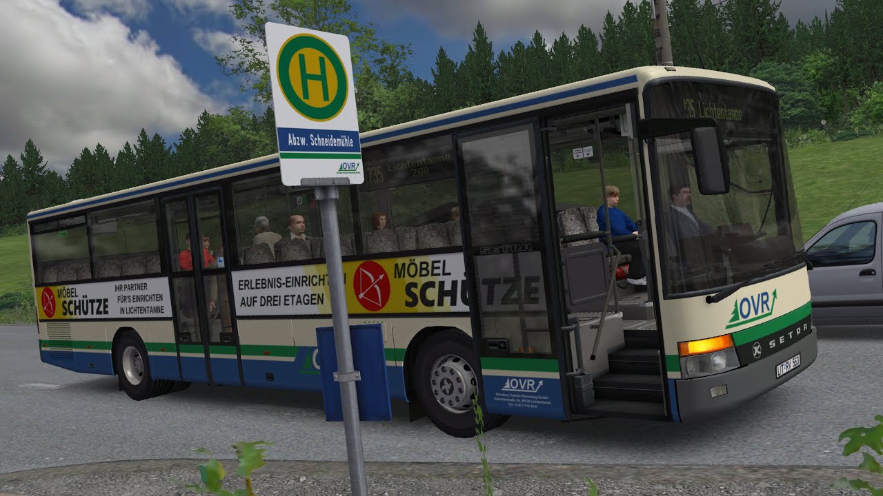 OMSI 2 | Setra S315 UL – Linie 735 nach Lichtentanne | Purer Sound ohne Kommentar (R&D)