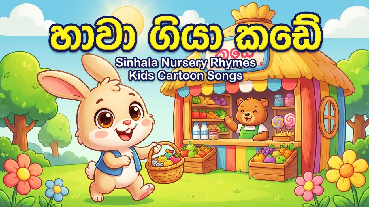 හාවා ගියා කඩේ | Hawa Giya Kade | Sinhala Nursery Rhymes | ළමා ගීත
