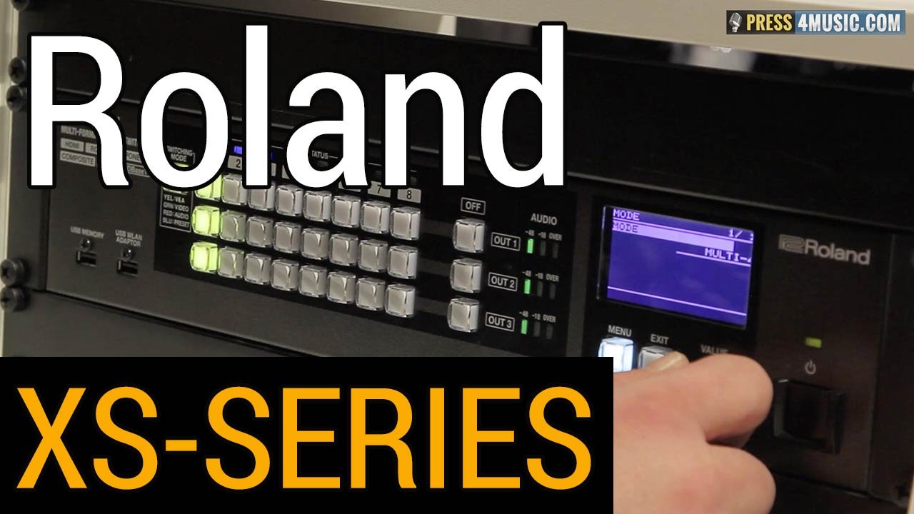 Roland XS Series - Multiformatowe przełączniki matrycowe pokazane na ISE 2015