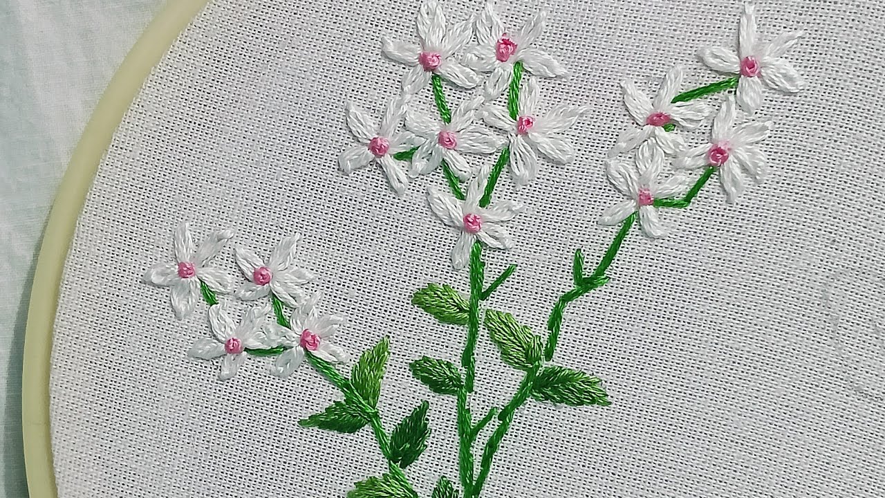 Easy And Beautiful Flowers | Hand Embroidery Flower Stitching For Beginners 