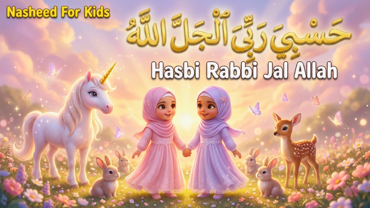 Hasbi Rabbi Jallallah | Part 2 | Beautiful Islamic Naat for Kids Fairyland Little Muslim Kids