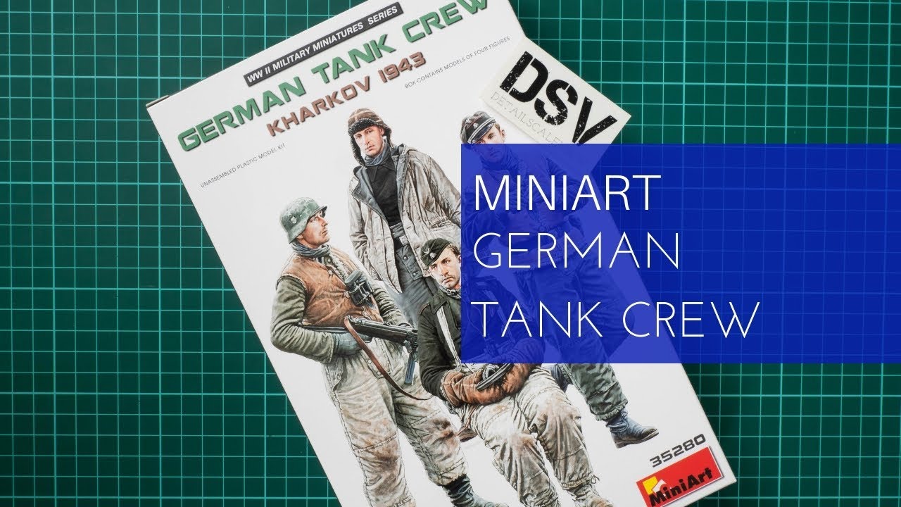Miniart 1/35 German Tank Crew Kharkov (35280) Review