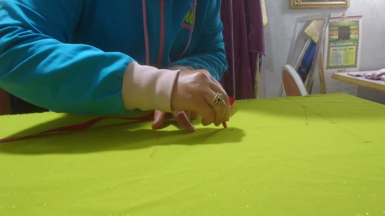 طريقة فصالة قفطان عصري مفتوح على شكل كيمونو لجميع المناسبات 👍 👖👚👡👠