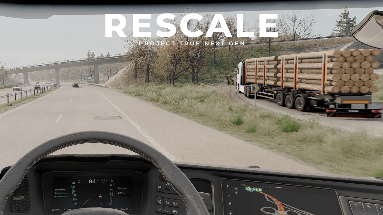 🌫️ ETS2 | Misty Morning at 7:00 AM | RESCALE: PURE + Project Next-Gen | Scania R 660 |