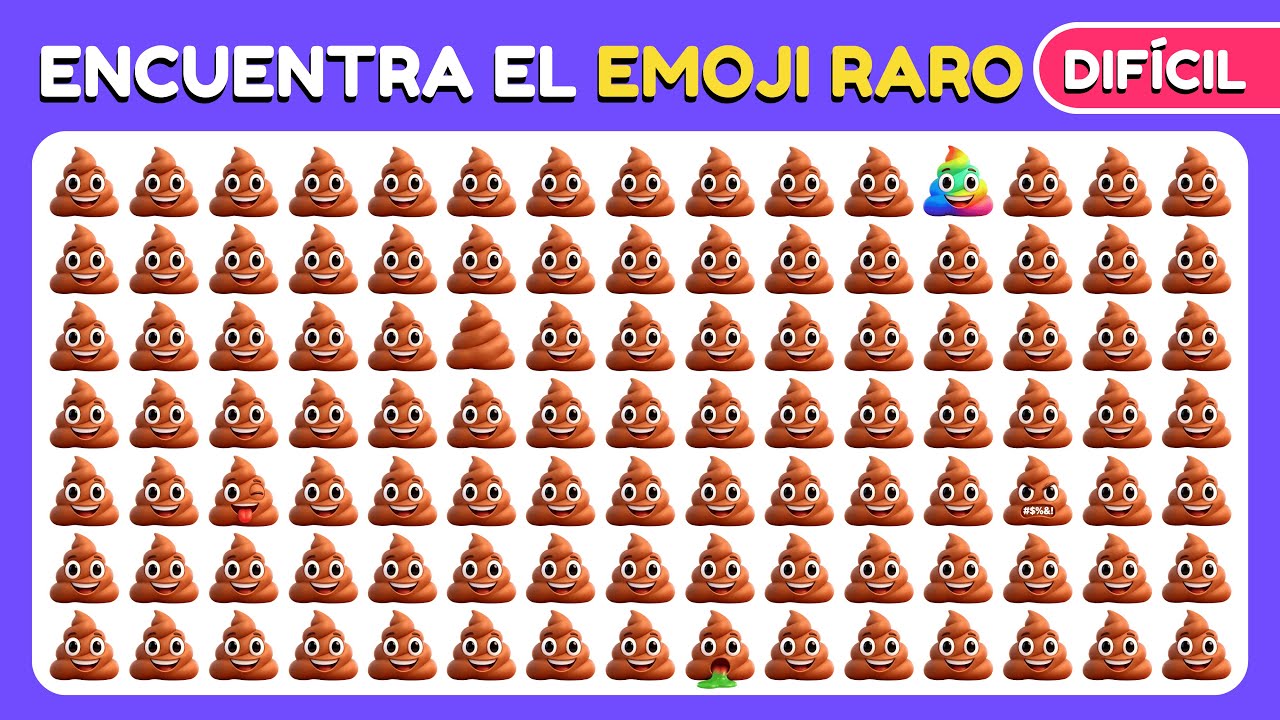 Encuentra El Raro - Extreme Edición 💩😈😵 El Reto Más Difícil del Canal