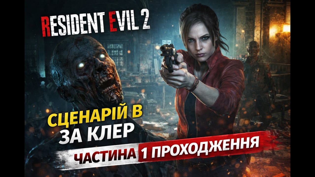 Resident Evil 2 Remake — Клер Сценарій B | Частина 1 | Новий кошмар починається