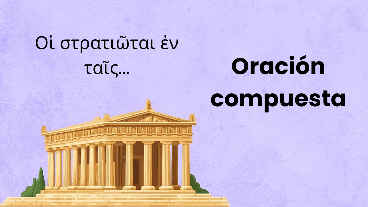 Οἱ στρατιῶται ἐν ταῖς | Análisis morfológico y sintáctico oración compuesta | Griego 1º Bachillerato