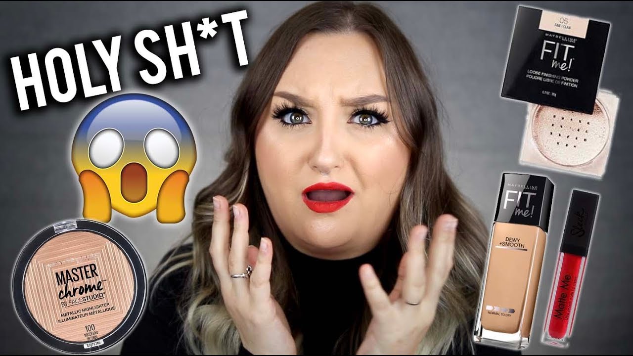 AHH! | FULL FACE DRUGSTORE/AFFORDABLE FIRST IMPRESSIONS! MAYBELLINE, FLOWER BEAUTY ETC.