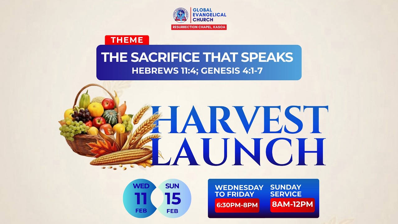 2026 Harvest Launch Sunday