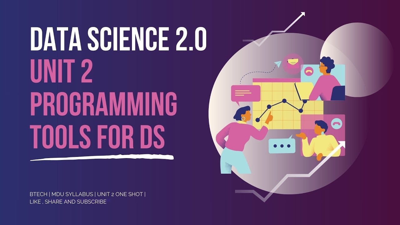 Introduction to DS Tools | Unit 2 | MDU syllabus | Data Science | One Shot | Btech AIML