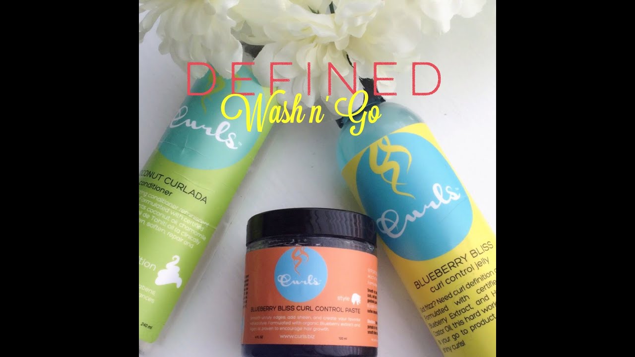 Defined Wash n' Go using Blueberry Bliss Curl Control Jelly | Tia Kirby