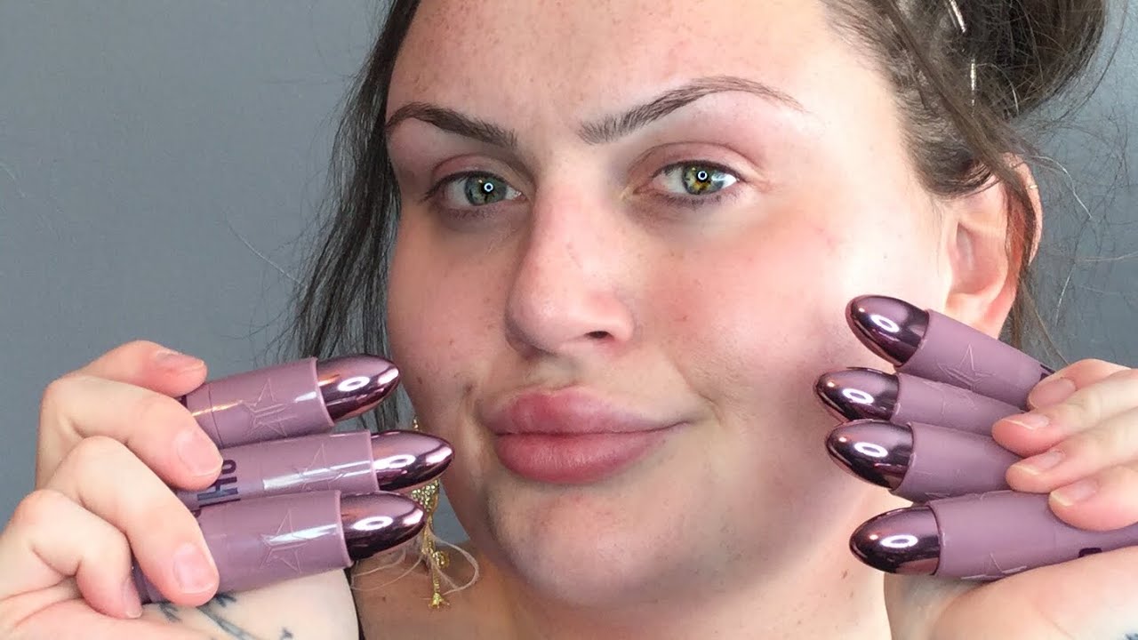 Lip Swatching EVERY NEW Jeffree Star Cosmetics Shiny Trap Lipstick From Scorpio