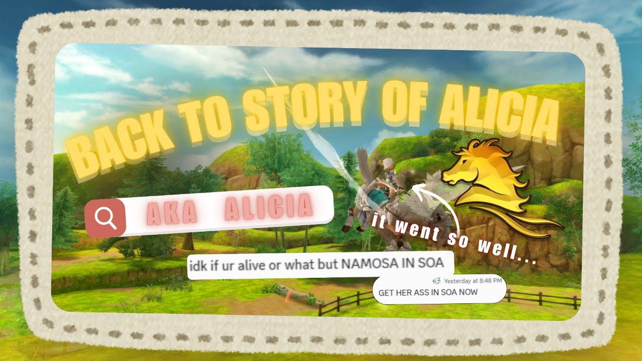 Getting back to Story Of Alicia after 3 years...