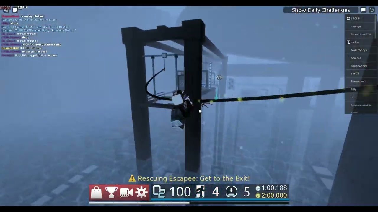 [PATCHED] All 7 NEW shortcuts on Decaying Silo (Monthly Highlight - Crazy) - Flood Escape 2 - Roblox
