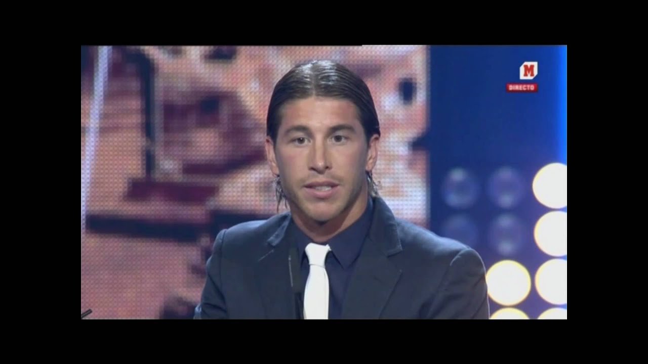 sergio ramos en la gala  fundacion real madrid.