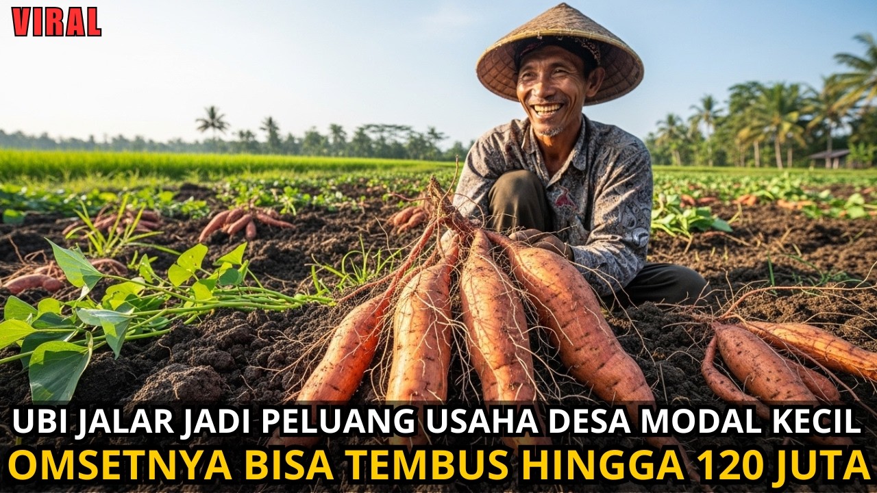 UBI JALAR SALAH SATU PELUANG USAHA DAN IDE BISNIS DIDESA MODAL KECIL | TAPI OMSET BISA 120JT
