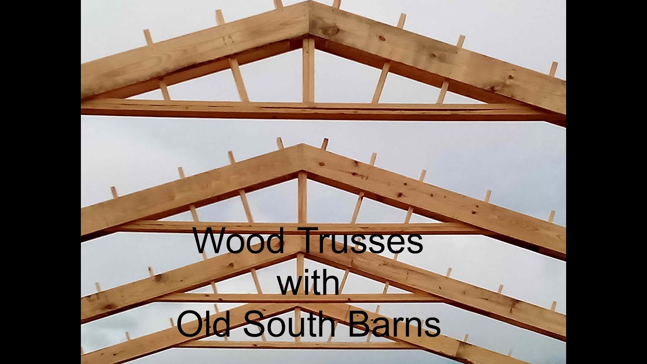 Wood Trusses the Old South Way