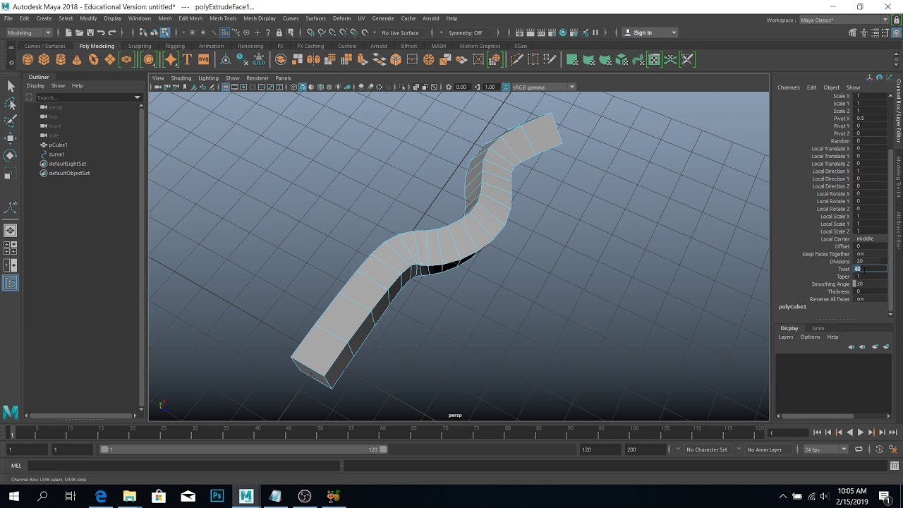 Poly Extrude and Multi Cut Tool
