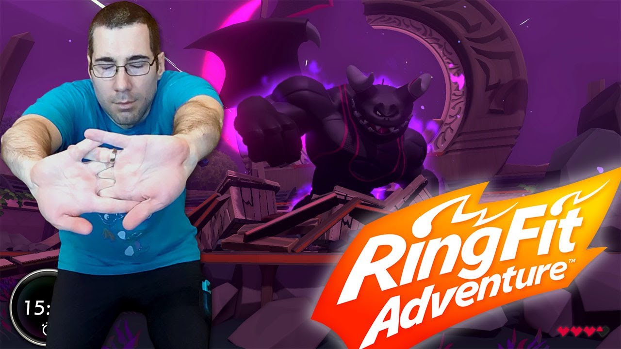 Ring Fit Adventure Gameplay - World 3 Boss 