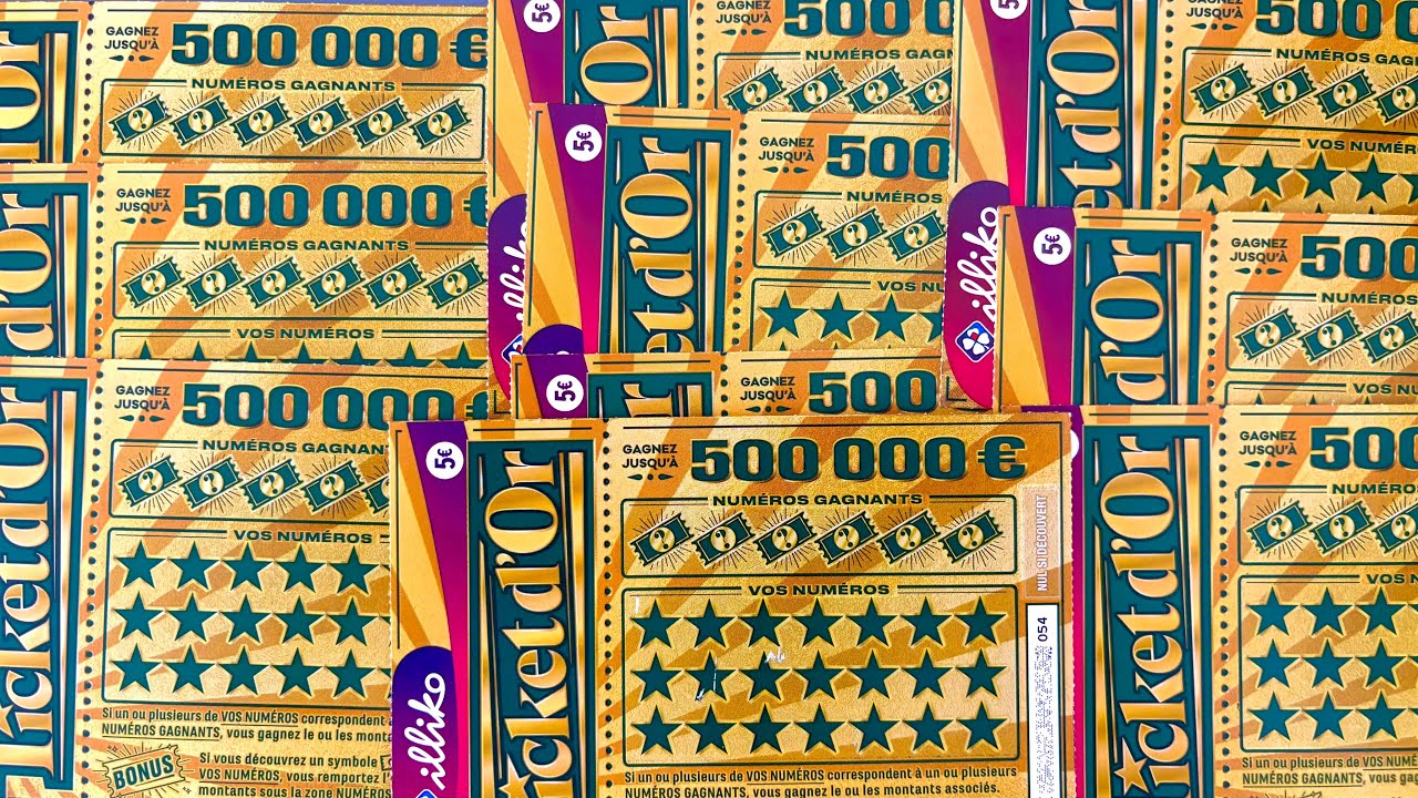 10 tickets d’or. Est ce que ces tickets de grattage vont nous ramener de l’or?
