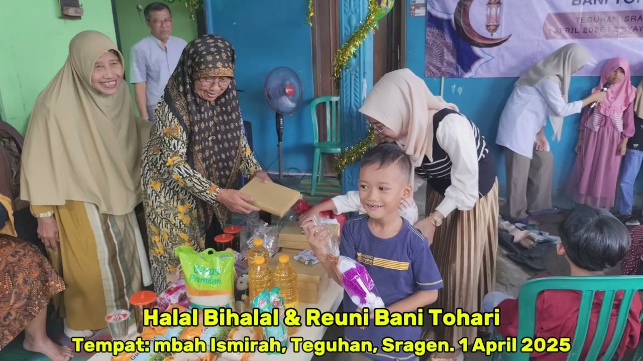 Halal bihalal & Reuni Keluarga Bani Tohari