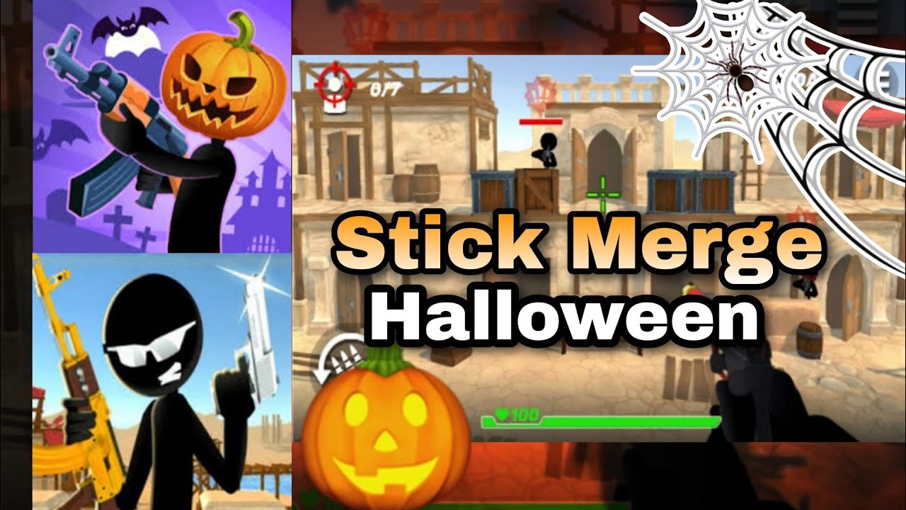 Stick Merge - Motyw halloween