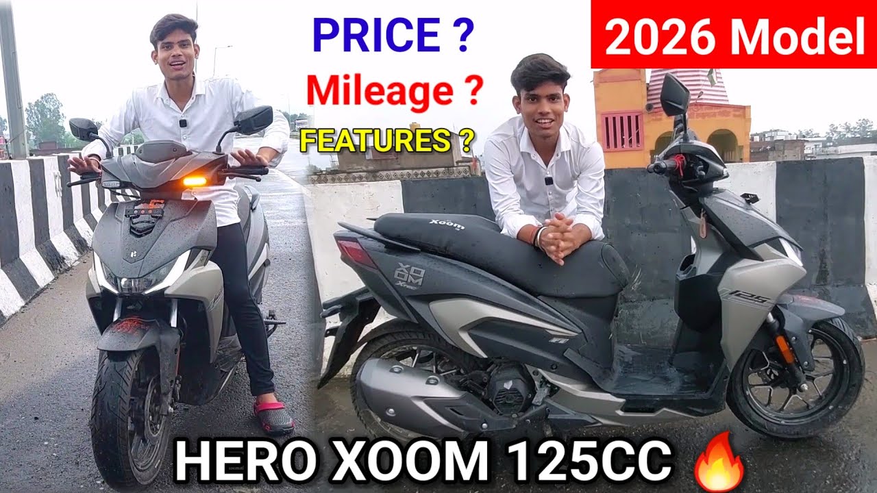 2026 Model Hero Xoom 125cc Detailed Review | Hero Xoom 125 | Price, Mileage, Features |Gst 2.0 Price