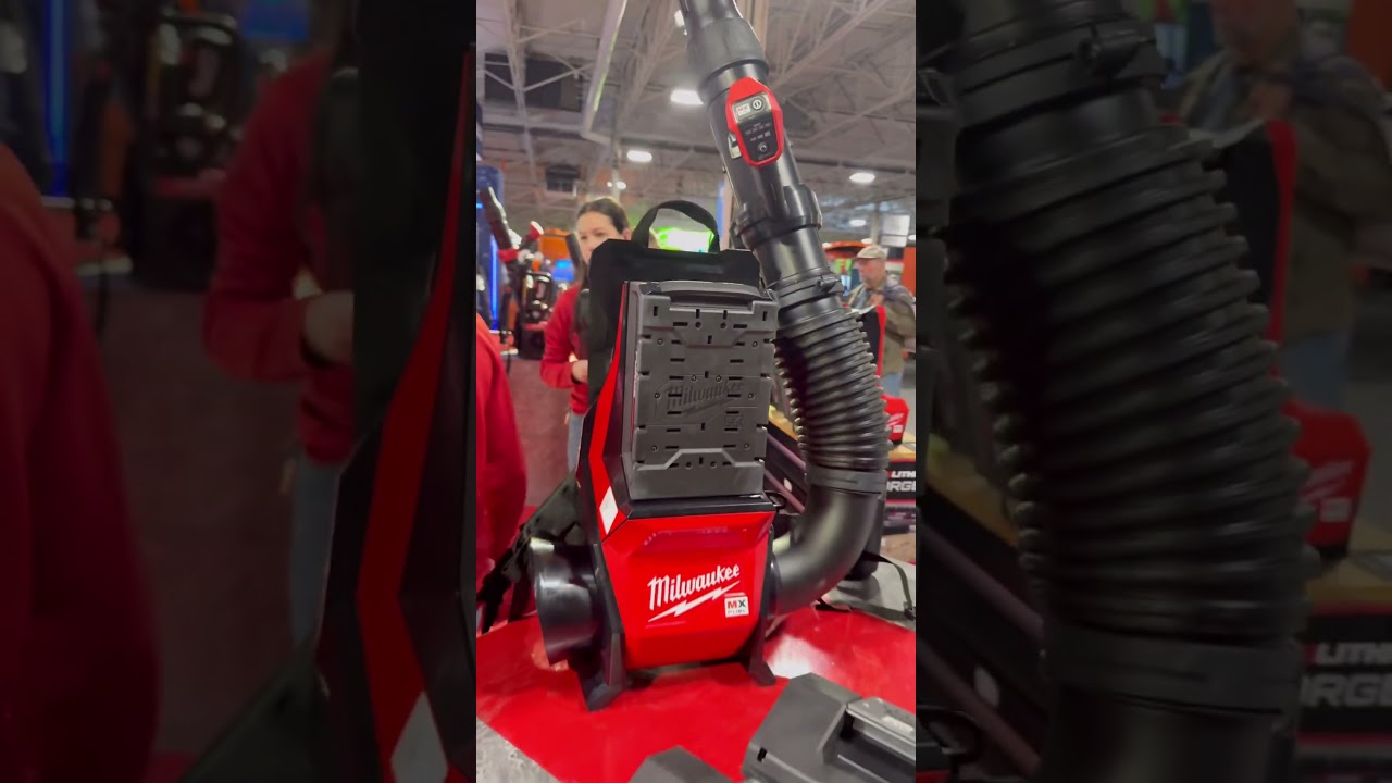 Milwaukee backpack blower #backpackblower