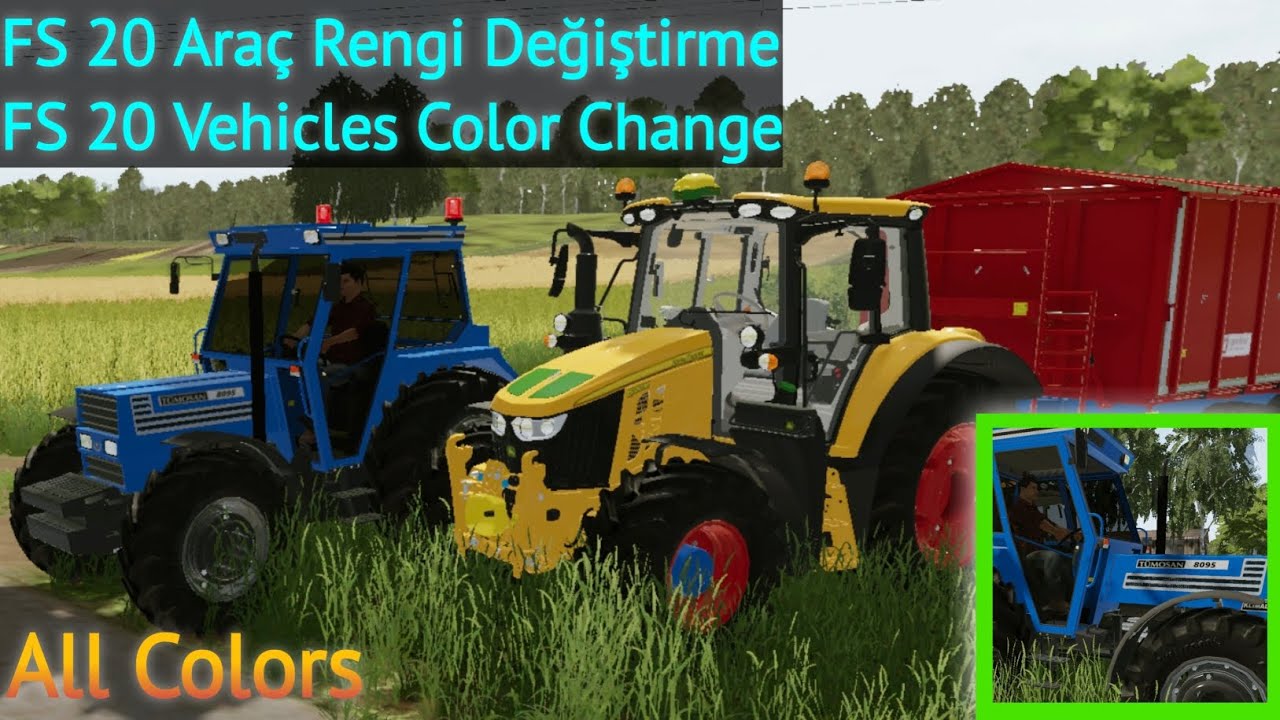 #FS20 Aletlerin Rengi Nasıl Değiştirilir
