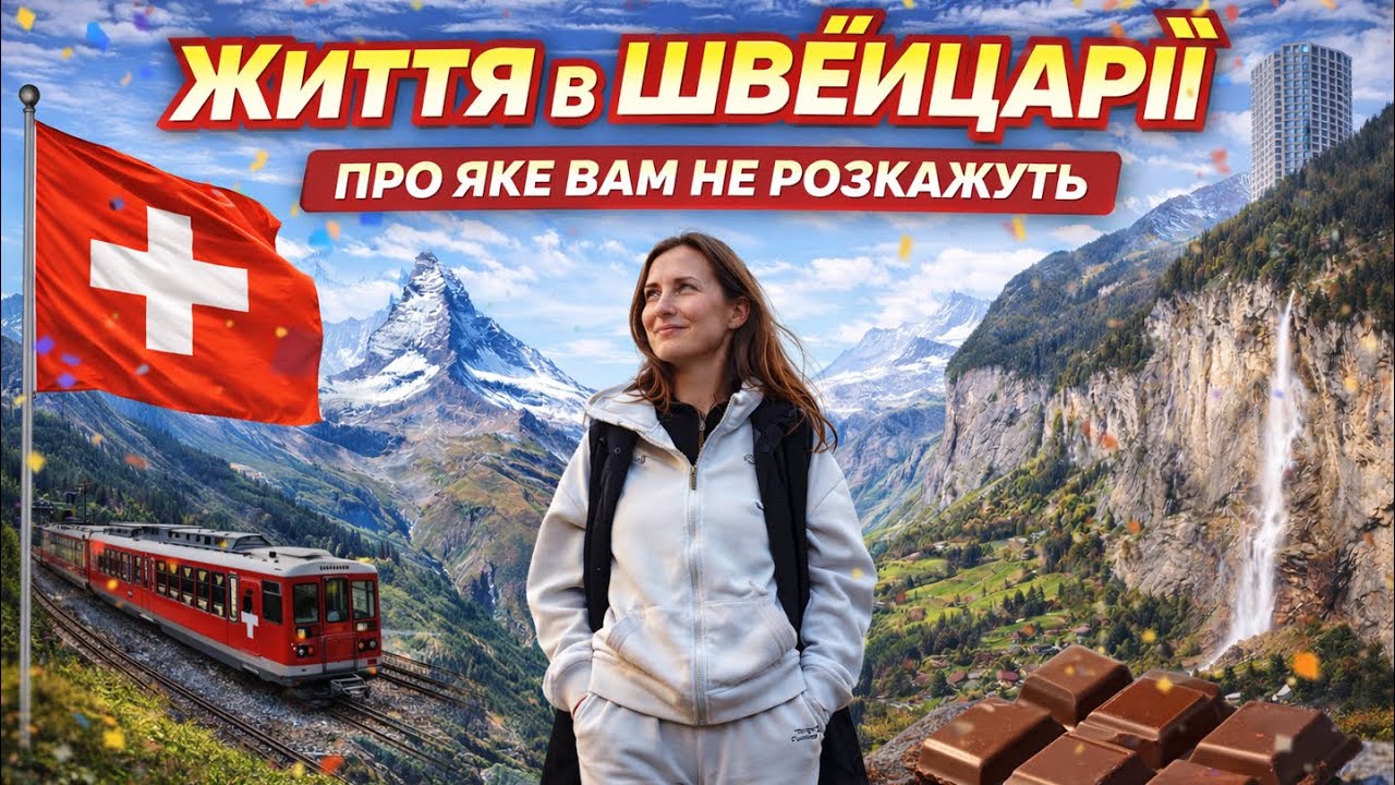 Життя в Швейцарії про яке ніхто не говорить 🇺🇦🇨🇭