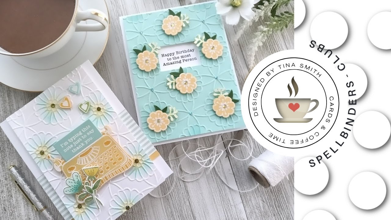Spellbinders | Clear Stamp & Die Club | Embossing Folder Club | February 2022