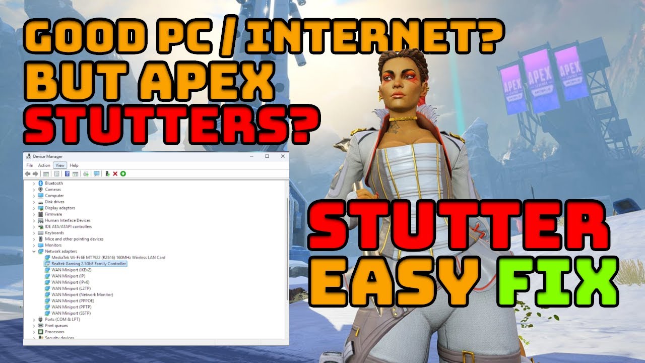 How To Fix Apex Legends stuttering, micro freezes, or packet loss  #howto #apexlegends