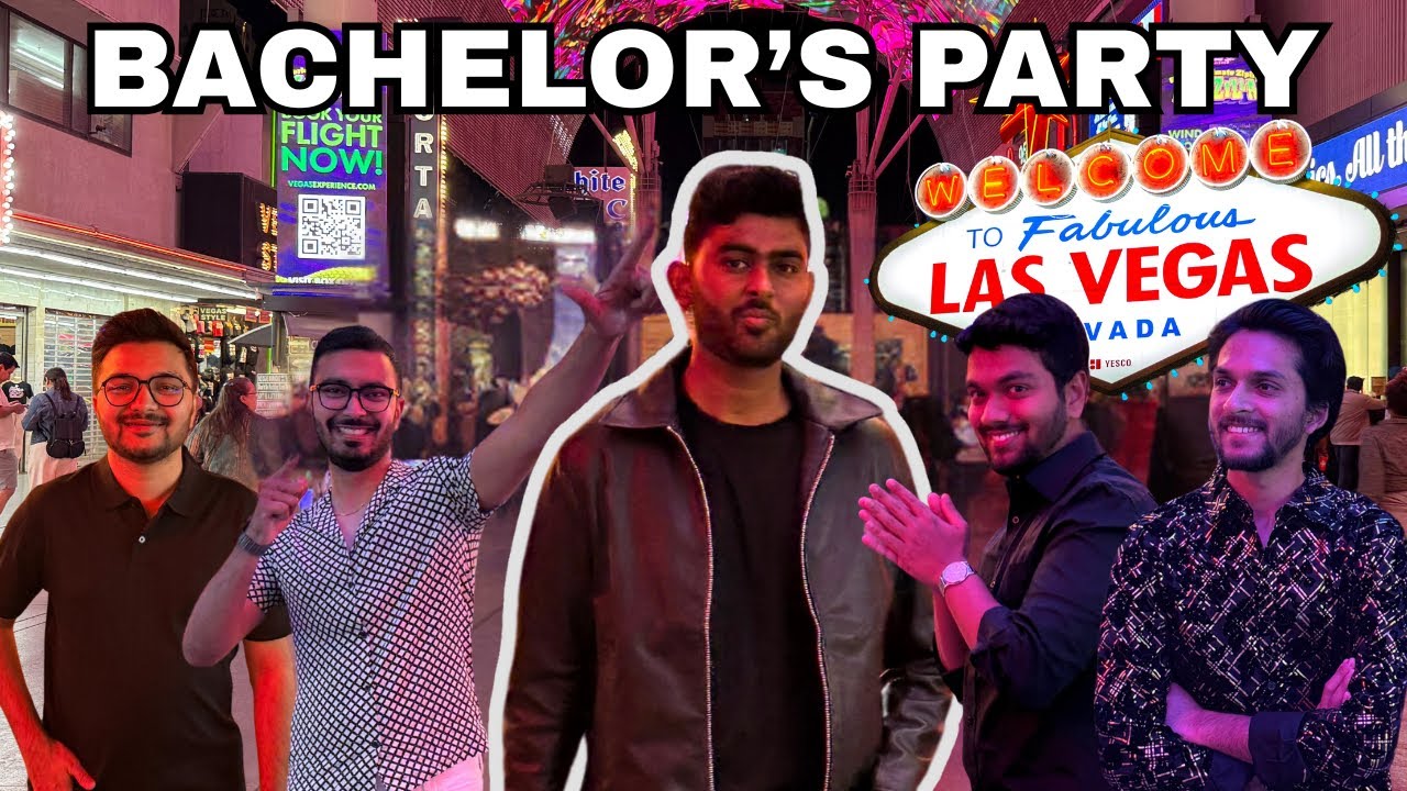 Vegas with the Boys 🍾🤑 | Gaurang’s Bachelor Party Vlog 2025