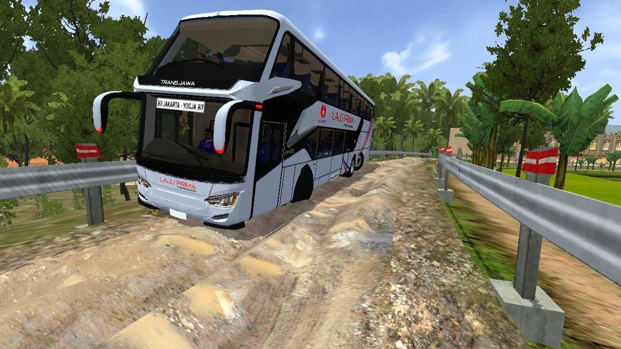 Bus Simulator Indonesia Broken Hill Road Map Mod BUSSID