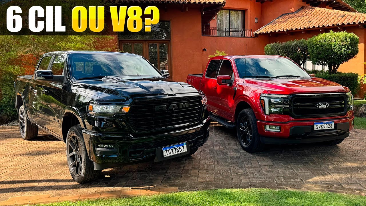 COMPARATIVO: NOVA RAM 1500 VS NOVA FORD F-150