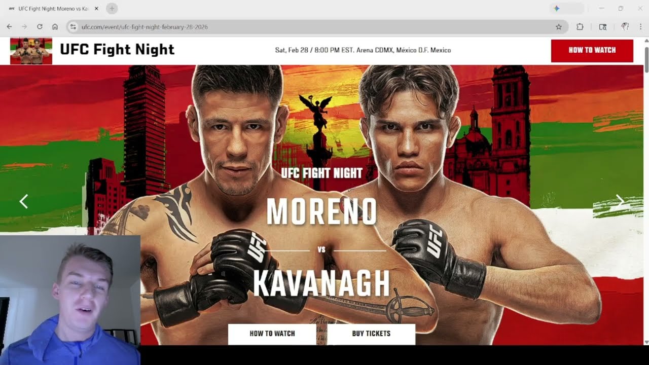 UFC Moreno Vs Kavanagh Full Card Picks And Predictions
