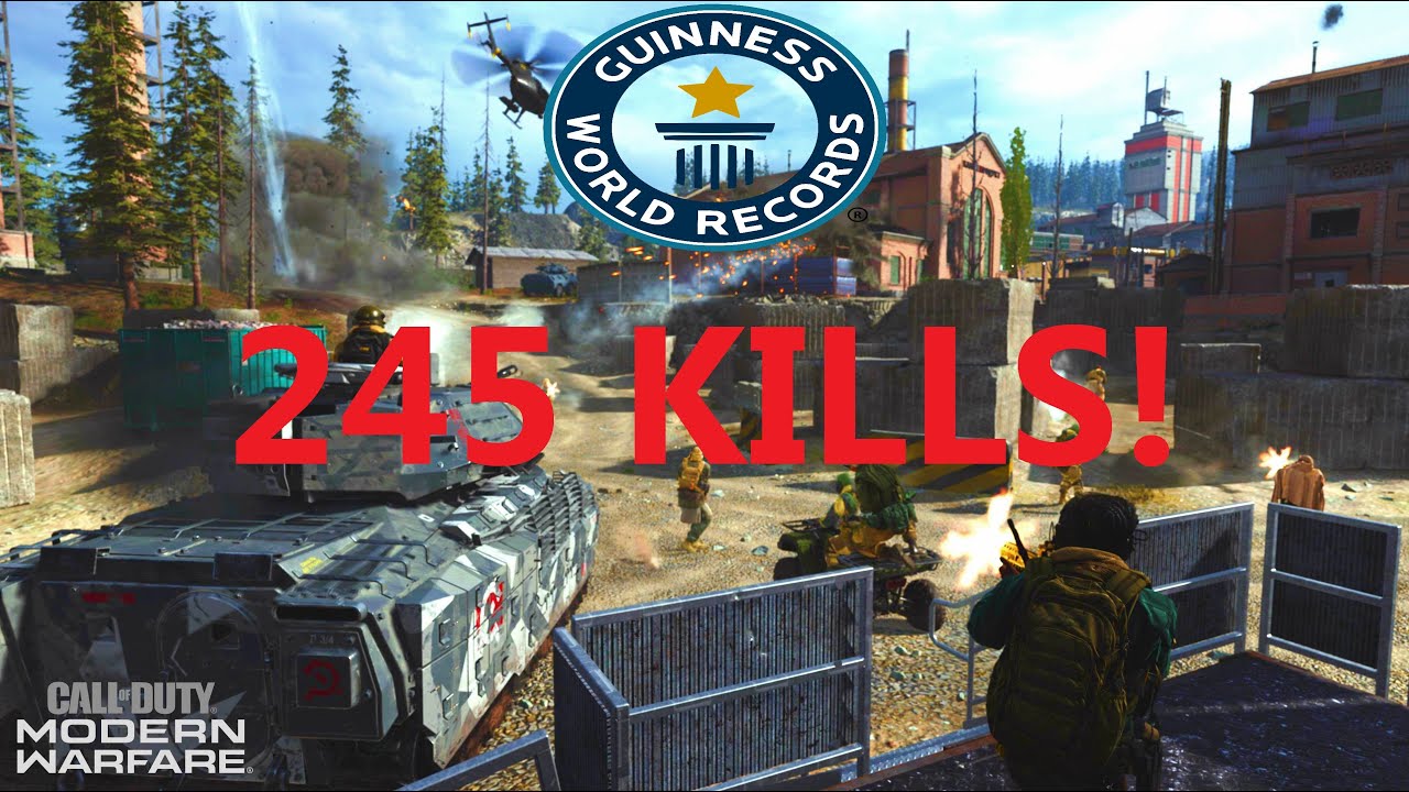 WORLD RECORD : 245 KILLS IN GROUND WAR  (MODERN WARFARE)