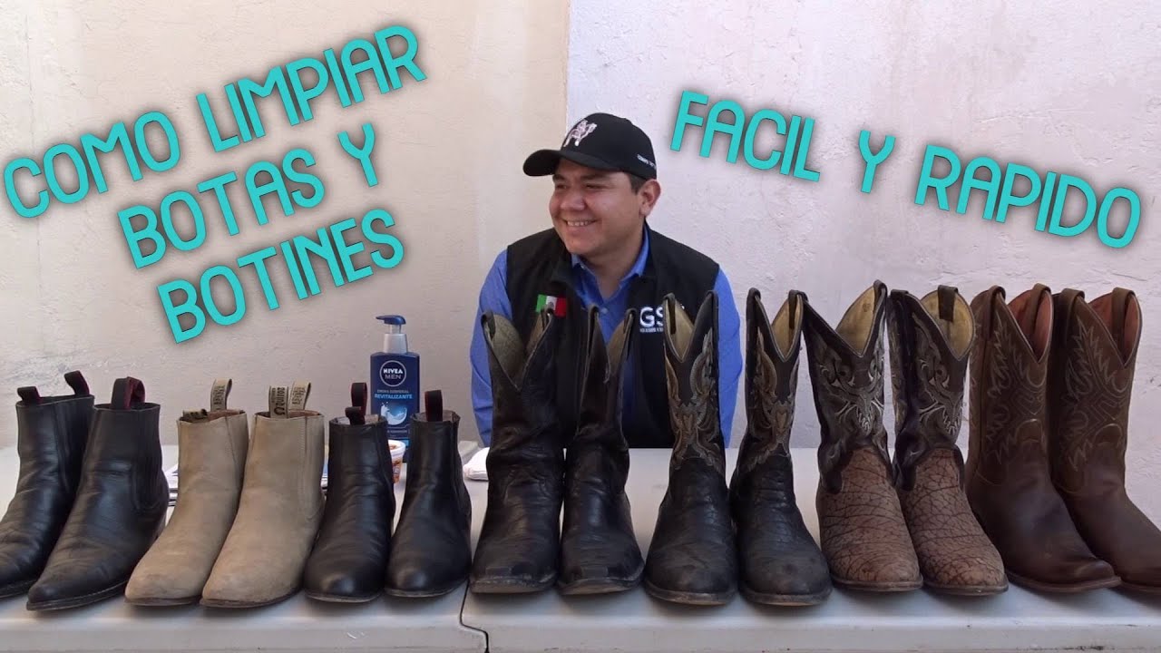 COMO LIMPIAR #BOTAS VAQUERAS / FACIL Y RAPIDO
